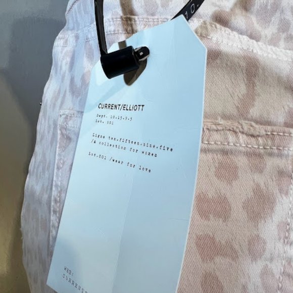 NWT $258 Current/Elliot The Flute Leopard-print Denim Mini Skirt - Picture 7 of 7